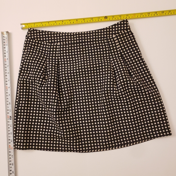 Black and Cream Polka Dot Skirt Size XS by The Limited - Picture 8 of 8